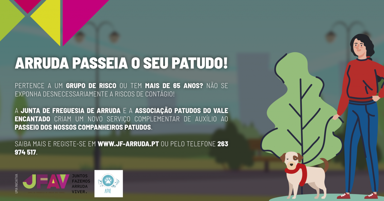 Arruda passeia o seu Patudo!