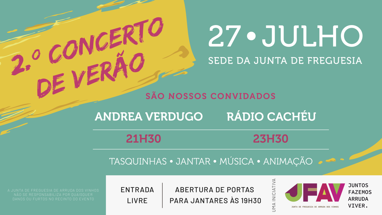 2.º Concerto de Verão da Freguesia