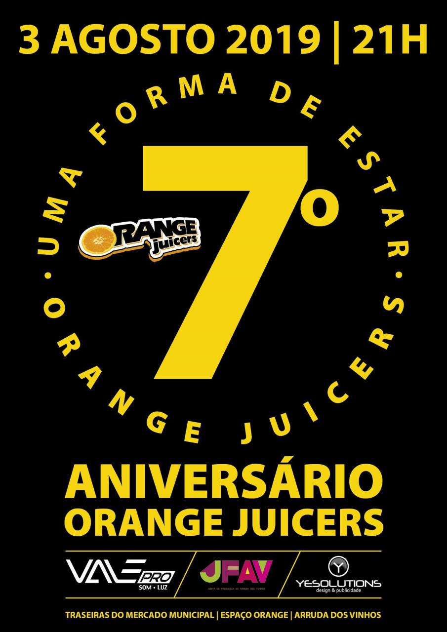 7.º Aniversário dos Orange Juicers
